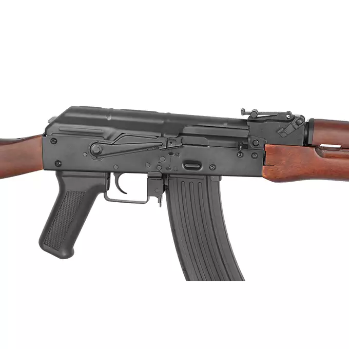 [Zestaw] ASK201A EBB Full-Metal [APS] + Szyna montażowa pod optykę do AK - Black [M-ETAL] + Replika rosyjskiego celownika kolimatorowego typu DK-9 do AK [JJ Airsoft]