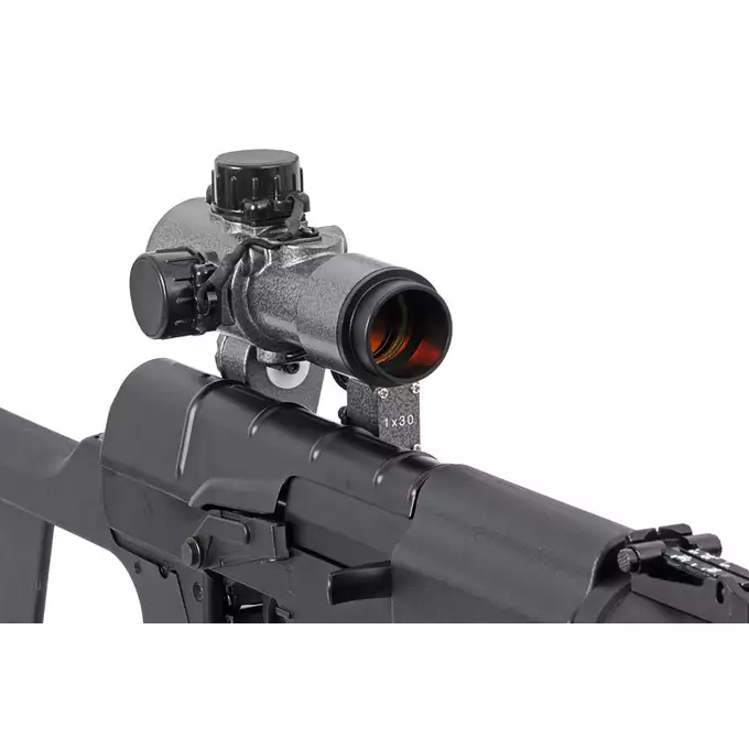 [Zestaw] Replika karabinka AK-74 ASK201 Battle Worn [APS] + Replika rosyjskiego celownika kolimatorowego typu PK-A do AK/SKS/SVD [JJ Airsoft]
