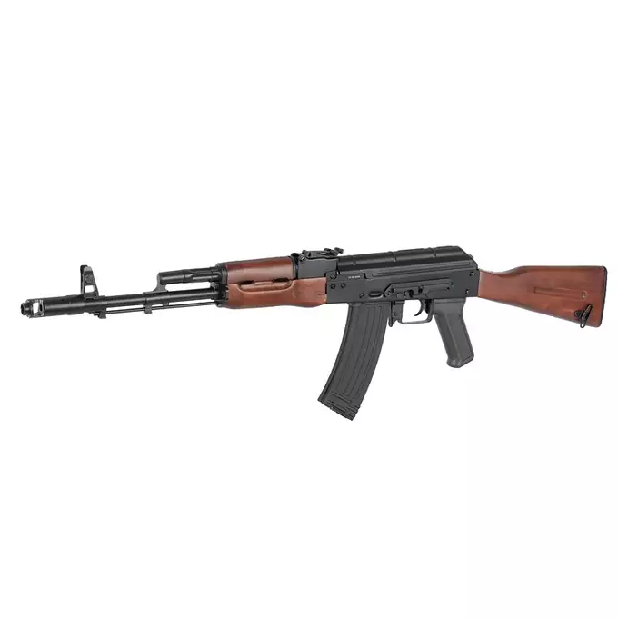 [Zestaw] ASK201A EBB Full-Metal [APS] + Szyna montażowa pod optykę do AK - Black [M-ETAL] + Replika rosyjskiego celownika kolimatorowego typu DK-9 do AK [JJ Airsoft]