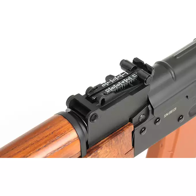 [Zestaw] CM.048 [CYMA] + Szyna montażowa pod optykę do AK - Black [M-ETAL] + Replika rosyjskiego celownika kolimatorowego typu DK-9 do AK [JJ Airsoft]
