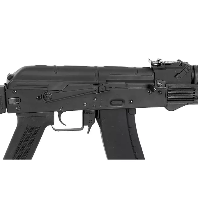 [Zestaw] CM.040 [CYMA] + Pokrywa komory zamkowej z szyną do AK [CYMA] + Replika rosyjskiego celownika kolimatorowego typu VZ-1 [JJ Airsoft]
