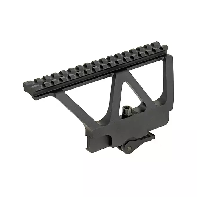 [Zestaw] CM.048M [CYMA] + Szyna montażowa pod optykę do AK - Black [M-ETAL] + Replika rosyjskiego celownika kolimatorowego typu DK-9 do AK [JJ Airsoft]