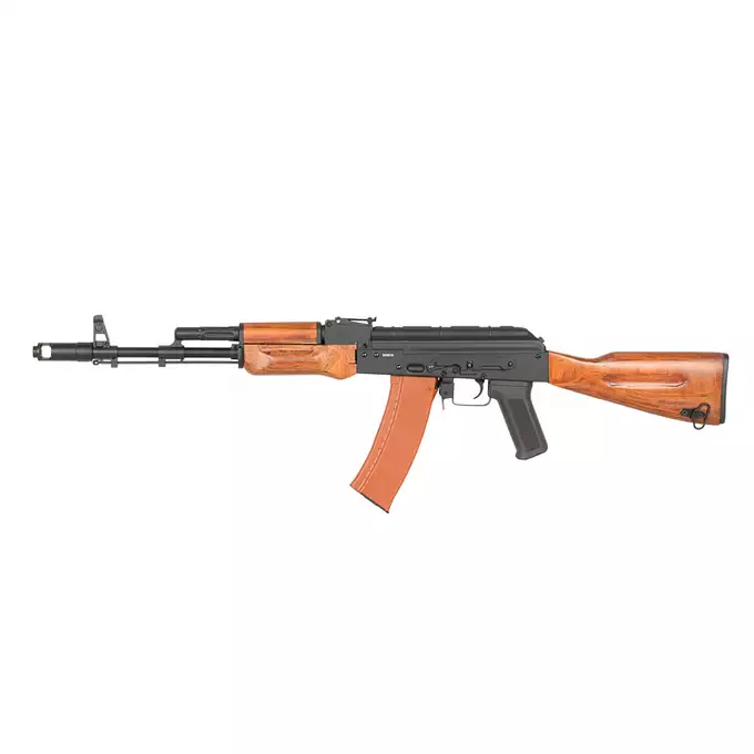 [Zestaw] CM.048 [CYMA] + Szyna montażowa pod optykę do AK - Black [M-ETAL] + Replika rosyjskiego celownika kolimatorowego typu DK-9 do AK [JJ Airsoft]