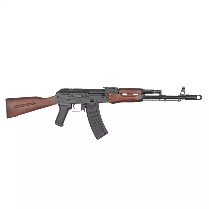 [Zestaw] ASK201A EBB Full-Metal [APS] + Szyna montażowa pod optykę do AK - Black [M-ETAL] + Replika rosyjskiego celownika kolimatorowego typu DK-9 do AK [JJ Airsoft]