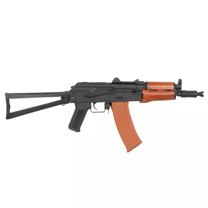 [Zestaw] CM.045A [CYMA] + Pokrywa komory zamkowej z szyną do AKS-74U [CYMA] + Replika rosyjskiego celownika kolimatorowego typu VZ-1 [JJ Airsoft]