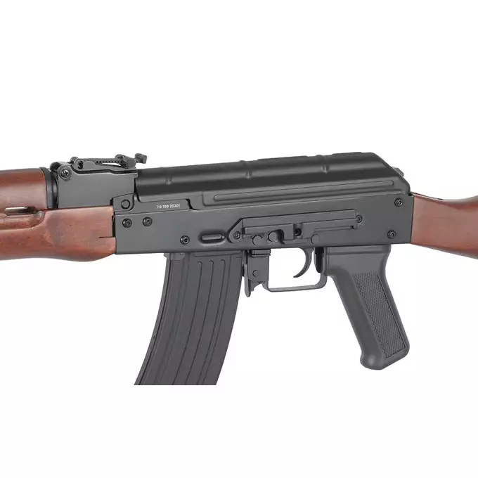 [Zestaw] ASK201A EBB Full-Metal [APS] + Szyna montażowa pod optykę do AK - Black [M-ETAL] + Replika rosyjskiego celownika kolimatorowego typu DK-9 do AK [JJ Airsoft]