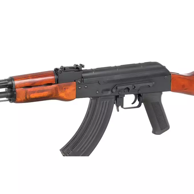 [Zestaw] Replika karabinka AKMN G3 AEG - Real Wood [S&amp;T] + Replika rosyjskiego celownika kolimatorowego typu PK-A do AK/SKS/SVD [JJ Airsoft]