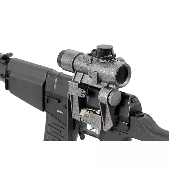 [Zestaw] BY-023 - Black [Double Bell] + Replika rosyjskiego celownika kolimatorowego typu PK-A do AK/SKS/SVD [JJ Airsoft]