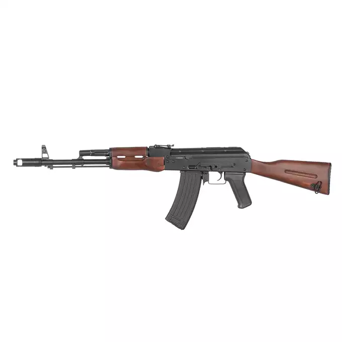 [Zestaw] ASK201A EBB Full-Metal [APS] + Szyna montażowa pod optykę do AK - Black [M-ETAL] + Replika rosyjskiego celownika kolimatorowego typu DK-9 do AK [JJ Airsoft]