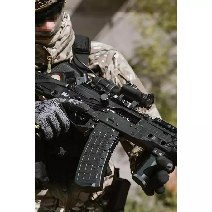 [Zestaw] CM.045A HIGH-SPEED [CYMA] + Pokrywa komory zamkowej z szyną do AKS-74U [CYMA] + Replika rosyjskiego celownika kolimatorowego typu VZ-1 [JJ Airsoft]