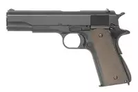 1911 pistol replica with Gas Blowback (GBB) - Black [Golden Eagle]