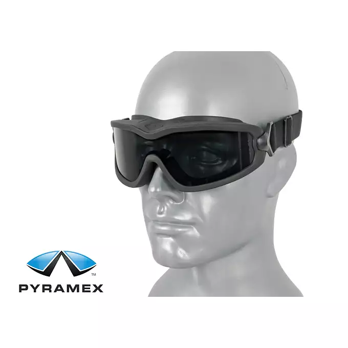 [Zestaw] Gogle V2G-Plus Anti-Fog - Grey [PYRAMEX] + V2G-Plus Rx-Insert [PYRAMEX]