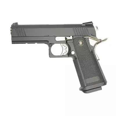 Pistolet Airsoft Golden Eagle GE3014 - Calibre 6 Mm, Ressort, Puissance 0,43 J - Inclut Lunettes, Billes, Laser