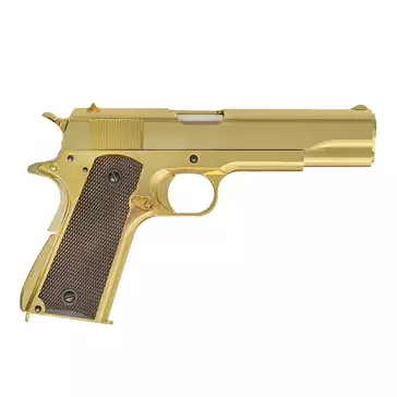 1911 pistol replica with Gas Blowback (GBB) - Gold [Golden Eagle]