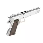 1911 pistol replica with Gas Blowback (GBB) - Silver [Golden Eagle]