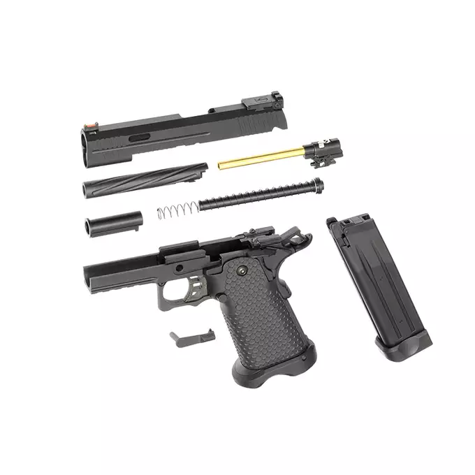 3331 pistol replica with Gas Blowback (GBB) - Black [Golden Eagle]