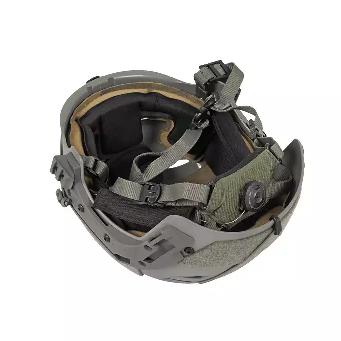 [Zestaw] Kask taktyczny EXF Bump - Foliage Green [FMA] + M32H Aktywne ochronniki słuchu z mikrofonem na hełm EXF - TN