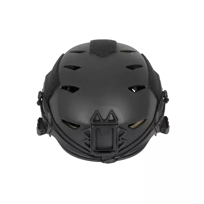 [Zestaw] Kask taktyczny EXF Bump - Black [FMA] + M32H Aktywne ochronniki słuchu z mikrofonem na hełm EXF - TN