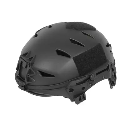 [Zestaw] Kask taktyczny EXF Bump - Black [FMA] + M32H Aktywne ochronniki słuchu z mikrofonem na hełm EXF - TN
