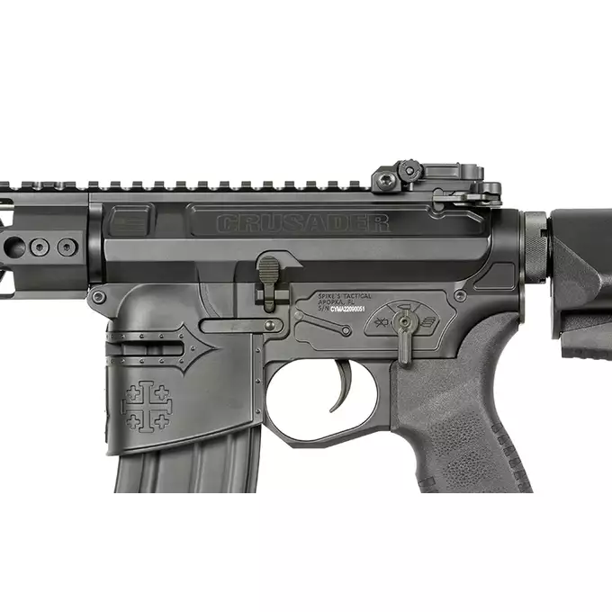 [Zestaw] CM.107A Spike's Rare Breed Crusader SBR [EMG] + Magazynek LANCER L5 AWM 300 Blackout na 190 kulek do M4/AR15 [EMG]