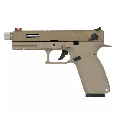 [Zestaw] KP-13F Full-Auto CO2 VERSION - Tan [KJW] + Zestaw 10szt Kapsuł CO2/12g [CROSMAN]