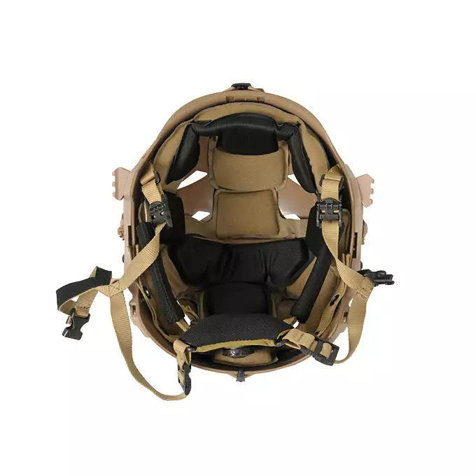[Zestaw] Kask taktyczny EXF Bump - Dark Earth [FMA] + M32H Aktywne ochronniki słuchu z mikrofonem na hełm EXF - TN