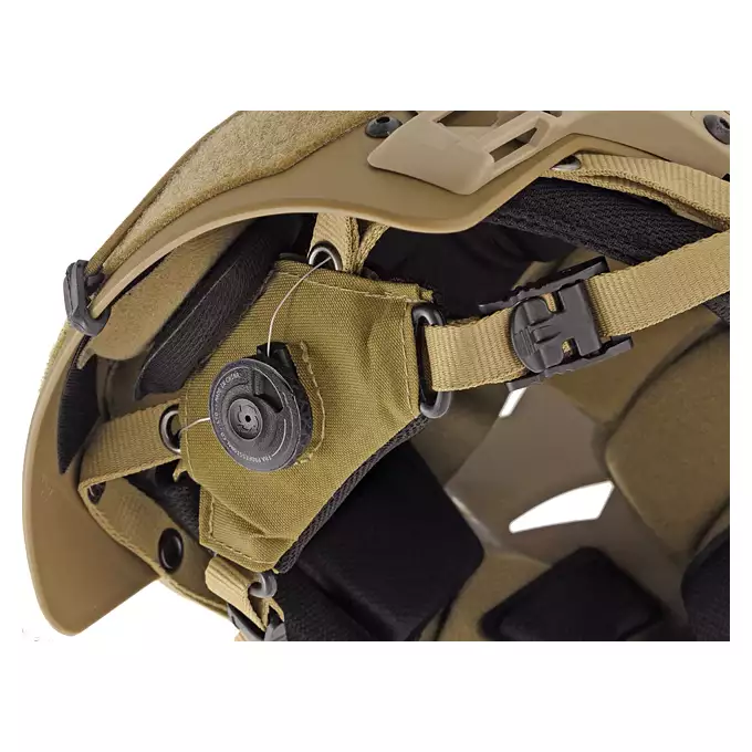 [Zestaw] Kask taktyczny EXF Bump - Dark Earth [FMA] + M32H Aktywne ochronniki słuchu z mikrofonem na hełm EXF - TN