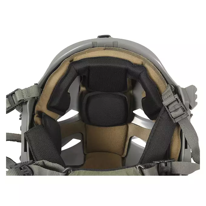 [Zestaw] Kask taktyczny EXF Bump - Foliage Green [FMA] + M32H Aktywne ochronniki słuchu z mikrofonem na hełm EXF - TN