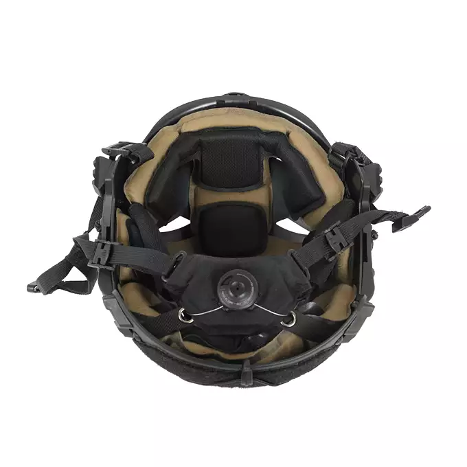 [Zestaw] Kask taktyczny EXF Bump - Black [FMA] + M32H Aktywne ochronniki słuchu z mikrofonem na hełm EXF - TN