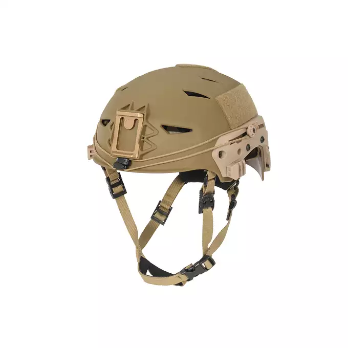 [Zestaw] Kask taktyczny EXF Bump - Dark Earth [FMA] + M32H Aktywne ochronniki słuchu z mikrofonem na hełm EXF - TN