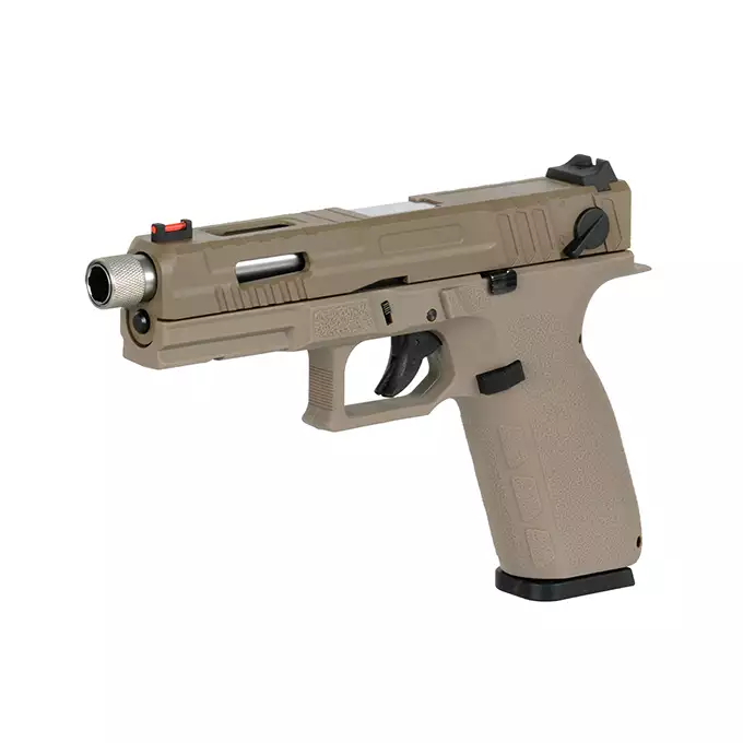 [Zestaw] KP-13F Full-Auto CO2 VERSION - Tan [KJW] + Zestaw 10szt Kapsuł CO2/12g [CROSMAN]