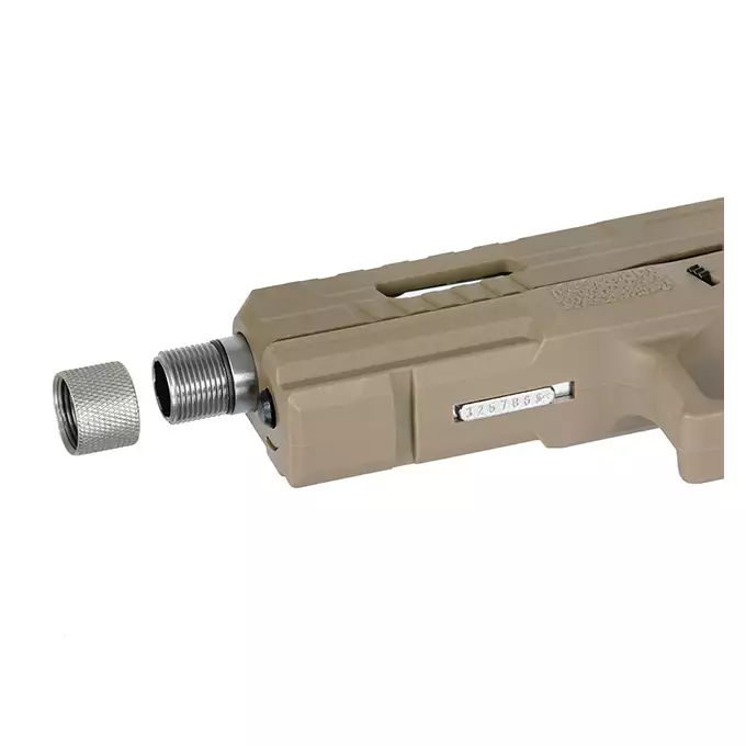 [Zestaw] KP-13F Full-Auto CO2 VERSION - Tan [KJW] + Zestaw 10szt Kapsuł CO2/12g [CROSMAN]