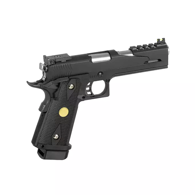 [Zestaw] Replika pistoletu Hi-Capa 5.1B CO2 [WE] + Zestaw 10szt Kapsuł CO2/12g [CROSMAN]