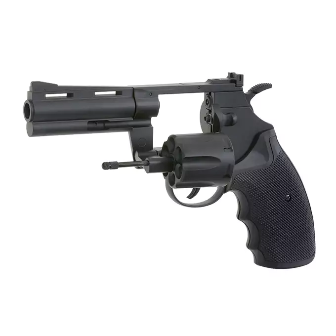 [Zestaw] Rewolwer 357 Magnum 4" [KWC] + Zestaw 10szt Kapsuł CO2/12g [CROSMAN]