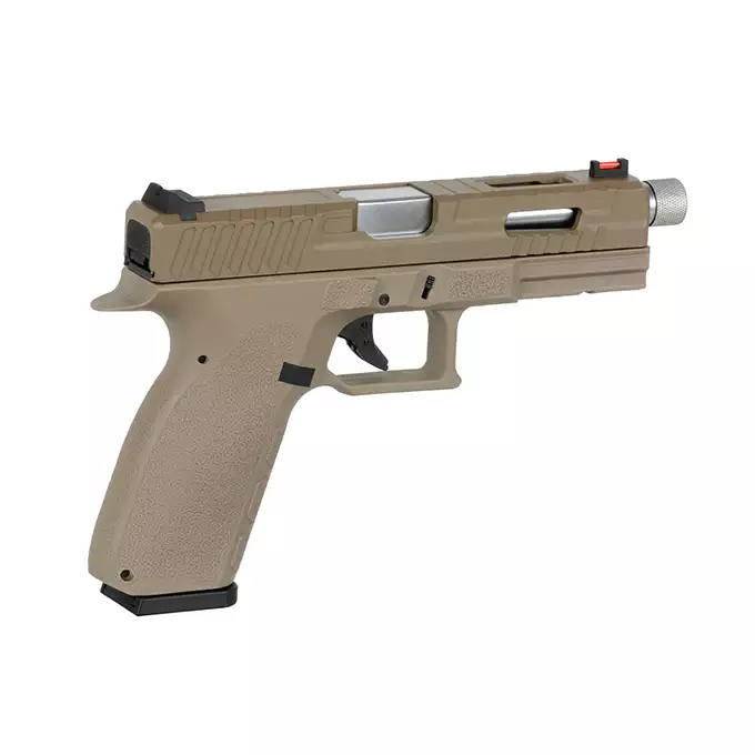 [Zestaw] KP-13F Full-Auto CO2 VERSION - Tan [KJW] + Zestaw 10szt Kapsuł CO2/12g [CROSMAN]