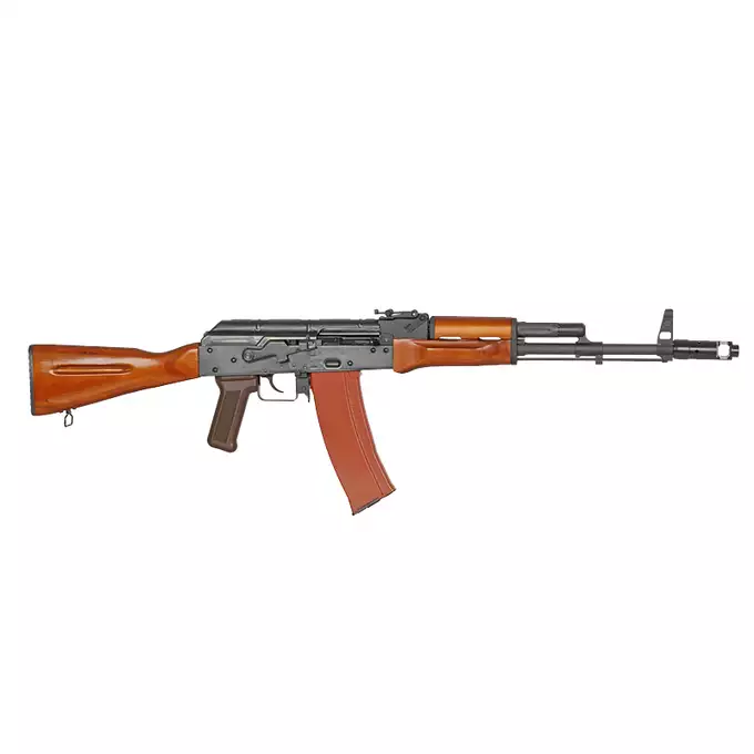 [Zestaw] Replika karabinka AK74 GBBR [WE] + Szyna montażowa pod optykę do AK - Black [M-ETAL]