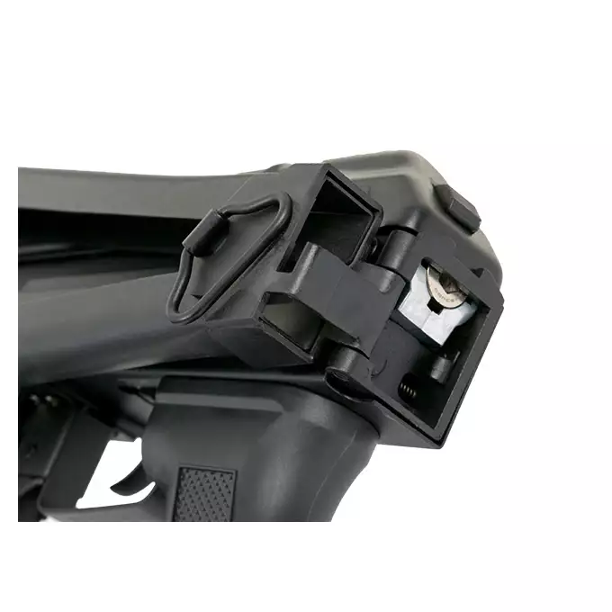 [Zestaw] ASK204P Tactical EBB Full-Metal [APS] + Szyna montażowa pod optykę do AK - Black [M-ETAL]