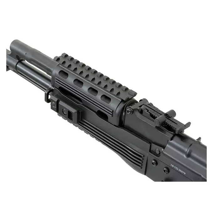 [Zestaw] ASK204P Tactical EBB Full-Metal [APS] + Szyna montażowa pod optykę do AK - Black [M-ETAL]
