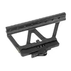 [Set] AK-74M G3 Airsoft Assault Rifle - Real Wood [S&amp;T] + Railed Scope Mount for AK - Black [M-ETAL]