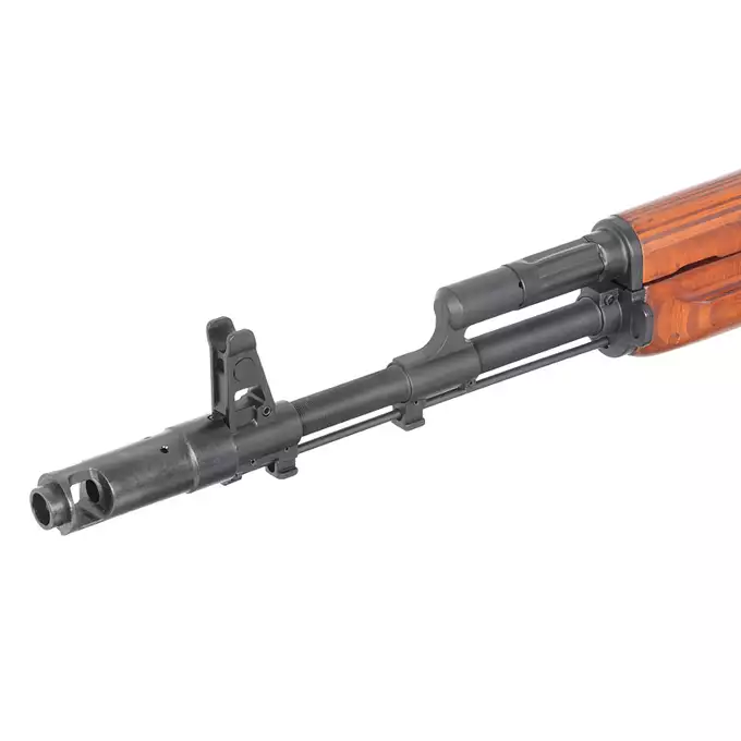 [Zestaw] Replika karabinka AKS-74N G3 AEG - Real Wood [S&amp;T] + Szyna montażowa pod optykę do AK - Black [M-ETAL]