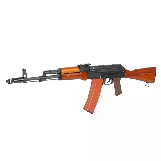 [Zestaw] Replika karabinka AK74 GBBR [WE] + Szyna montażowa pod optykę do AK - Black [M-ETAL]