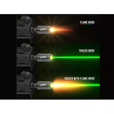 Tłumik podświetlający kulki z efektem płomienia Flare M [Eshooter]