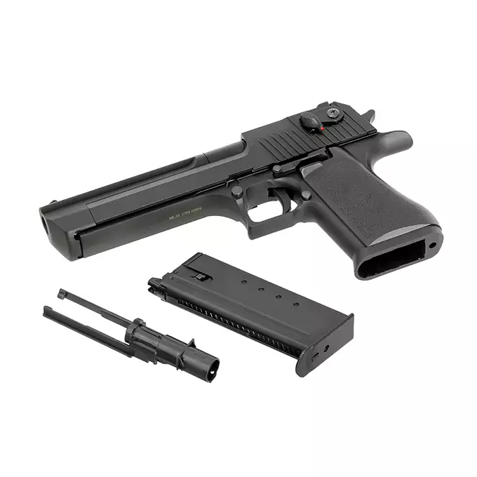 [Zestaw] Pistolet airsoftowy 779S GBB (Green gas) [Double Bell] + Magazynek Green Gaz 27 kulek do repliki 779S GBB [Double Bell]