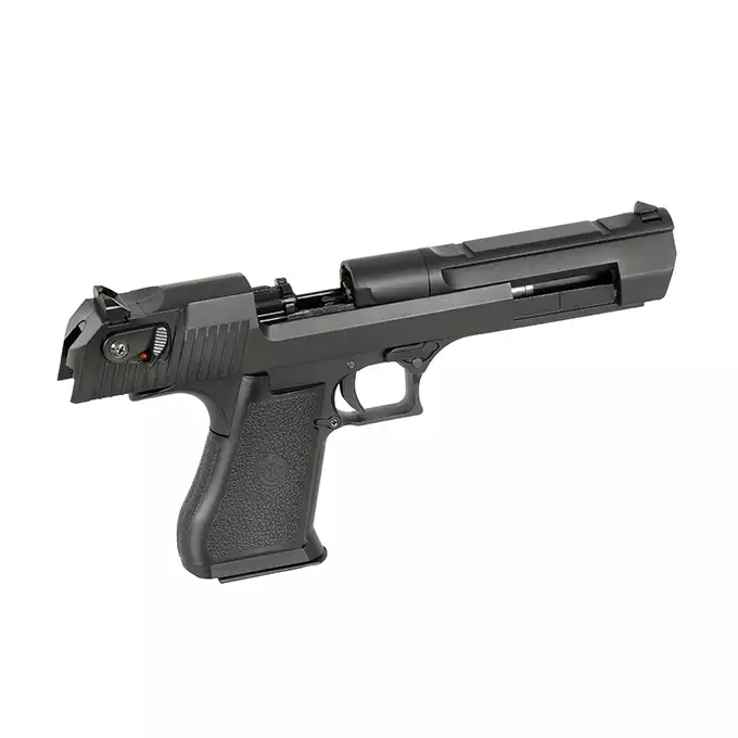 [Zestaw] Pistolet airsoftowy 779S GBB (Green gas) [Double Bell] + Magazynek Green Gaz 27 kulek do repliki 779S GBB [Double Bell]