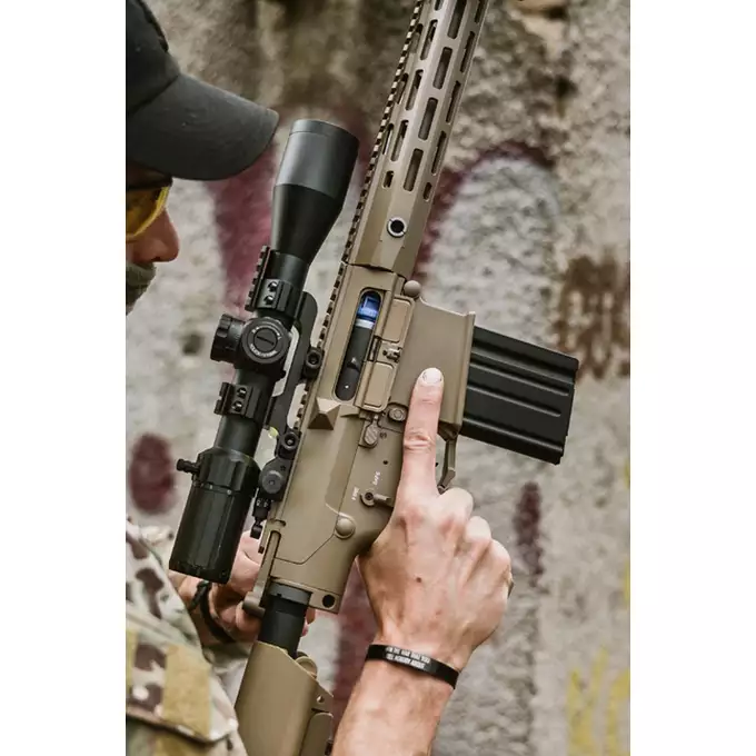[Zestaw] Stalowy Magazynek Mid-Cap na 130 kulek do SR25/AR10 - Black [EC]