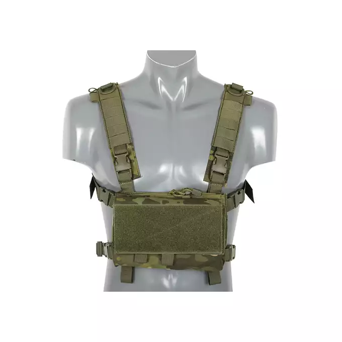 [Zestaw] Hybrydowy Chest Rig - MT [8FIELDS] + Poczwórna wkładka na magazynki pistoletowe MP5/SMG - Black [8FIELDS]
