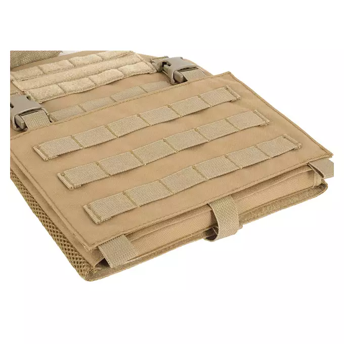 [Zestaw] Buckle Up Assault Plate Carrier Cummerbund - Coyote [8FIELDS] + Ładownica Under Zip Pouch do kamizelek - TAN [8FIELDS] + SZTURMOWY PANEL NA PLECY MOD.3 -TAN [8FIELDS] + Buckle Up potrójna ładownica na magazynki SR25/AR-10/M14/SCAR-H - CT
