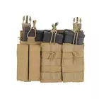 [Zestaw] Buckle Up Assault Plate Carrier Cummerbund - Coyote [8FIELDS] + Ładownica Under Zip Pouch do kamizelek - TAN [8FIELDS] + SZTURMOWY PANEL NA PLECY MOD.3 -TAN [8FIELDS] + Buckle Up potrójna ładownica karabinowo-pistoletowa 5.56/9mm - Coyote