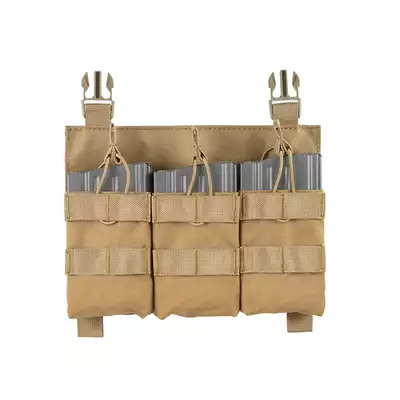 [Zestaw] Buckle Up Assault Plate Carrier Cummerbund - Coyote [8FIELDS] + Ładownica Under Zip Pouch do kamizelek - TAN [8FIELDS] + SZTURMOWY PANEL NA PLECY MOD.3 -TAN [8FIELDS] + Buckle Up potrójna ładownica na magazynki SR25/AR-10/M14/SCAR-H - CT