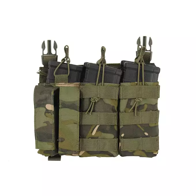 [Zestaw] Buckle Up Assault Plate Carrier Cummerbund - MT [8FIELDS] + Ładownica Under Zip Pouch do kamizelek - MT [8FIELDS] + SZTURMOWY PANEL NA PLECY MOD.3  - MT [8FIELDS] + Buckle Up potrójna ładownica karabinowo-pistoletowa 5.56/9mm - MT